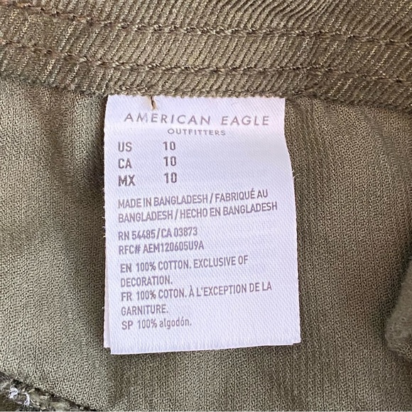 American Eagle Outfitters Olive Corduroy Skirt - Picture 10 of 11